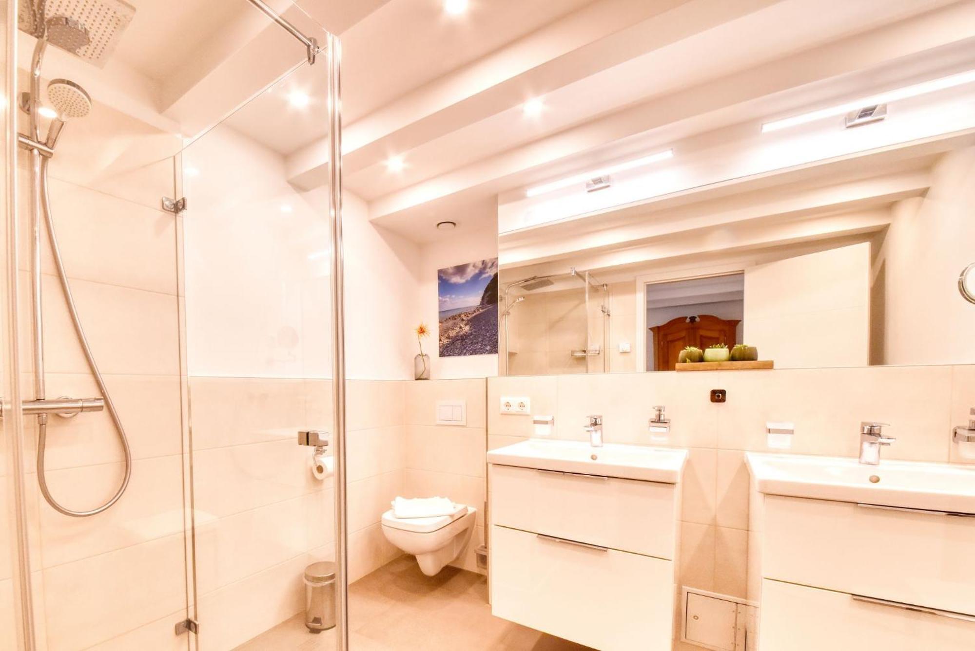 Ferienwohnung Kiek In Im Haus Wittow Prora Binz Esterno foto