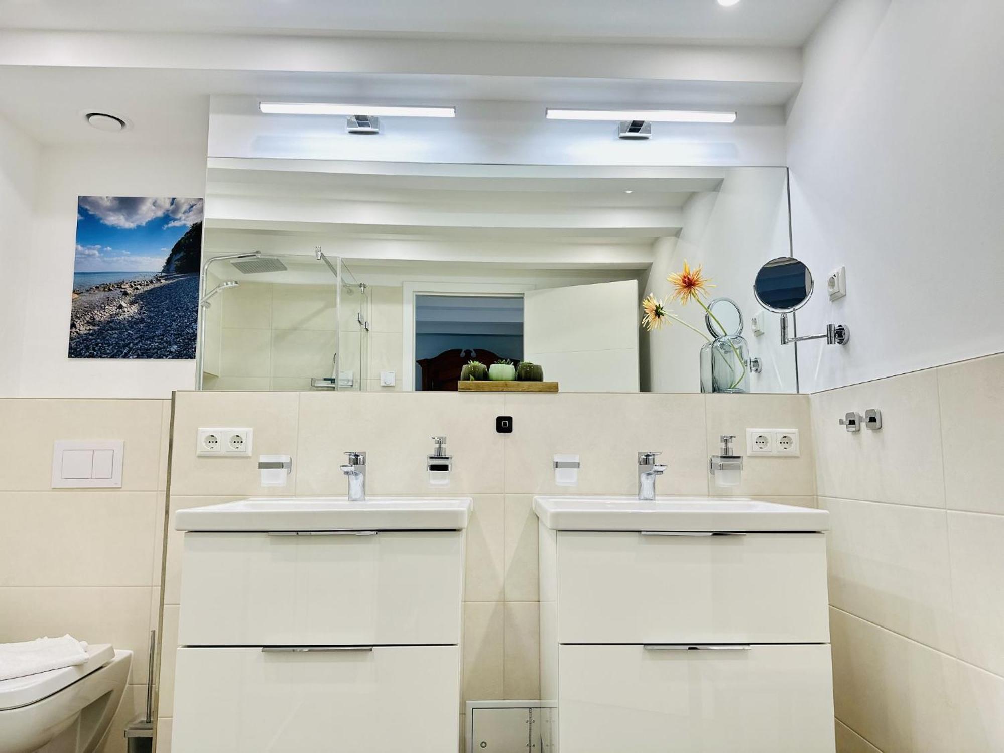 Ferienwohnung Kiek In Im Haus Wittow Prora Binz Esterno foto